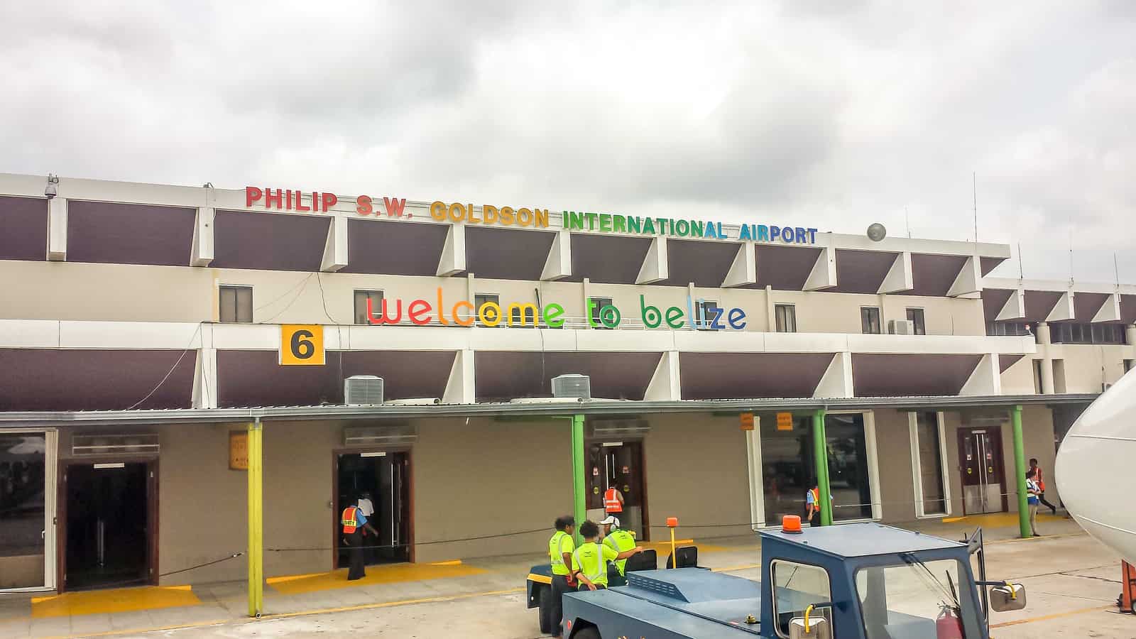 belize airport shuttle arrival