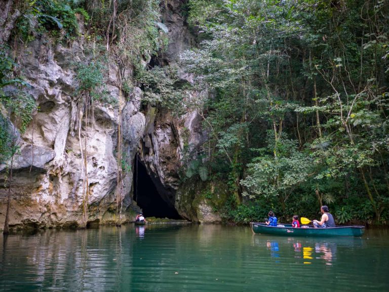 barton creek cave belize family canoeing web